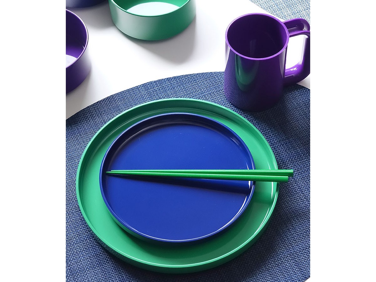 Heller Max Dinnerware Maxplates / ヘラー マックスディナーウェア プレートM 6色セット （食器・テーブルウェア > 皿・プレート） 2