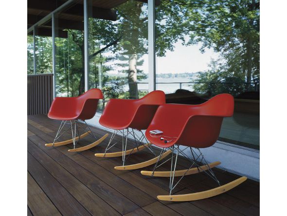 Eames Molded Plastic Arm Shell Chair 6