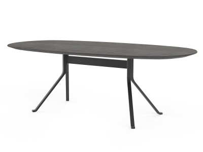 scandinavian oval coffee table