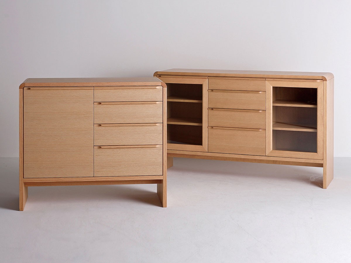 日進木工 GROW Sideboard / にっしんもっこう グロウ サイドボード 板扉 幅105cm （収納家具 > サイドボード・リビングボード） 8