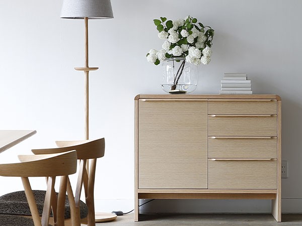 日進木工 GROW Sideboard / にっしんもっこう グロウ サイドボード 板扉 幅105cm （収納家具 > サイドボード・リビングボード） 4
