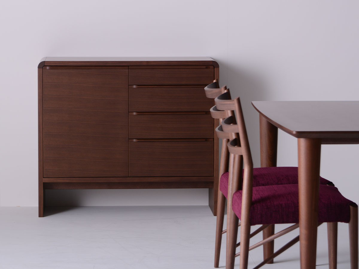 日進木工 GROW Sideboard / にっしんもっこう グロウ サイドボード 板扉 幅105cm （収納家具 > サイドボード・リビングボード） 6