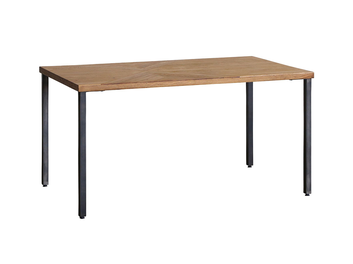 Knot antiques GYPSY DINING TABLE / ノットアンティークス ジプシー ダイニングテーブル
アシンメトリー柄天板 + No.3脚（スチール角脚） （テーブル > ダイニングテーブル） 1