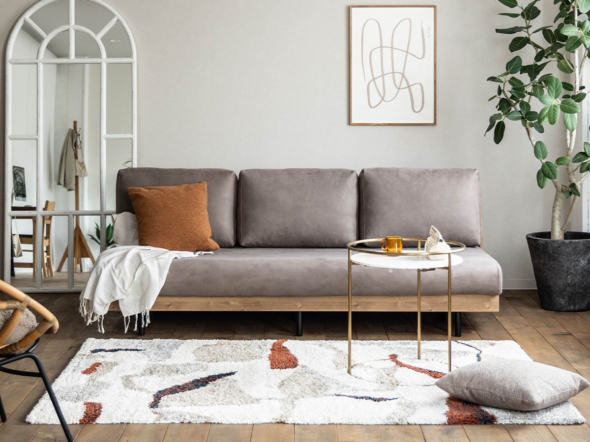 Easy Life HUSKY SOFA BED / イージーライフ ハスキー ソファベッド スエード調 （ソファ > 三人掛けソファ） 9