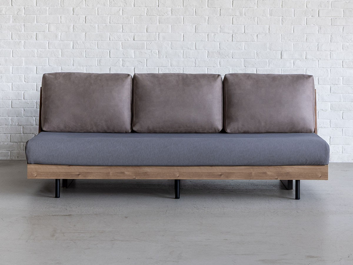 Easy Life HUSKY SOFA BED / イージーライフ ハスキー ソファベッド スエード調 （ソファ > 三人掛けソファ） 67