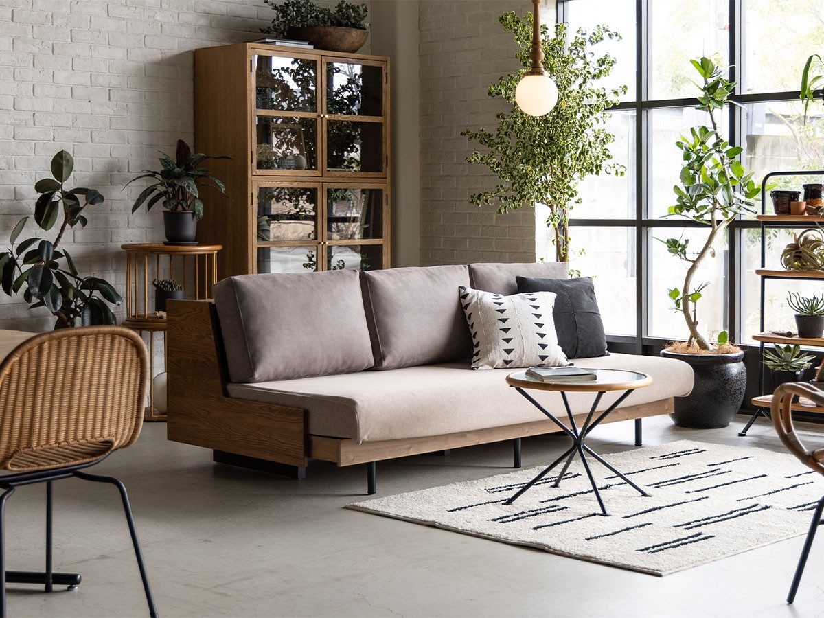 Easy Life HUSKY SOFA BED / イージーライフ ハスキー ソファベッド スエード調 （ソファ > 三人掛けソファ） 16