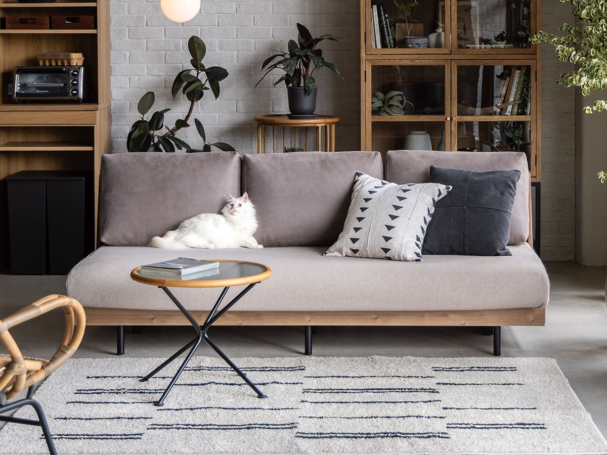 Easy Life HUSKY SOFA BED / イージーライフ ハスキー ソファベッド スエード調 （ソファ > 三人掛けソファ） 17