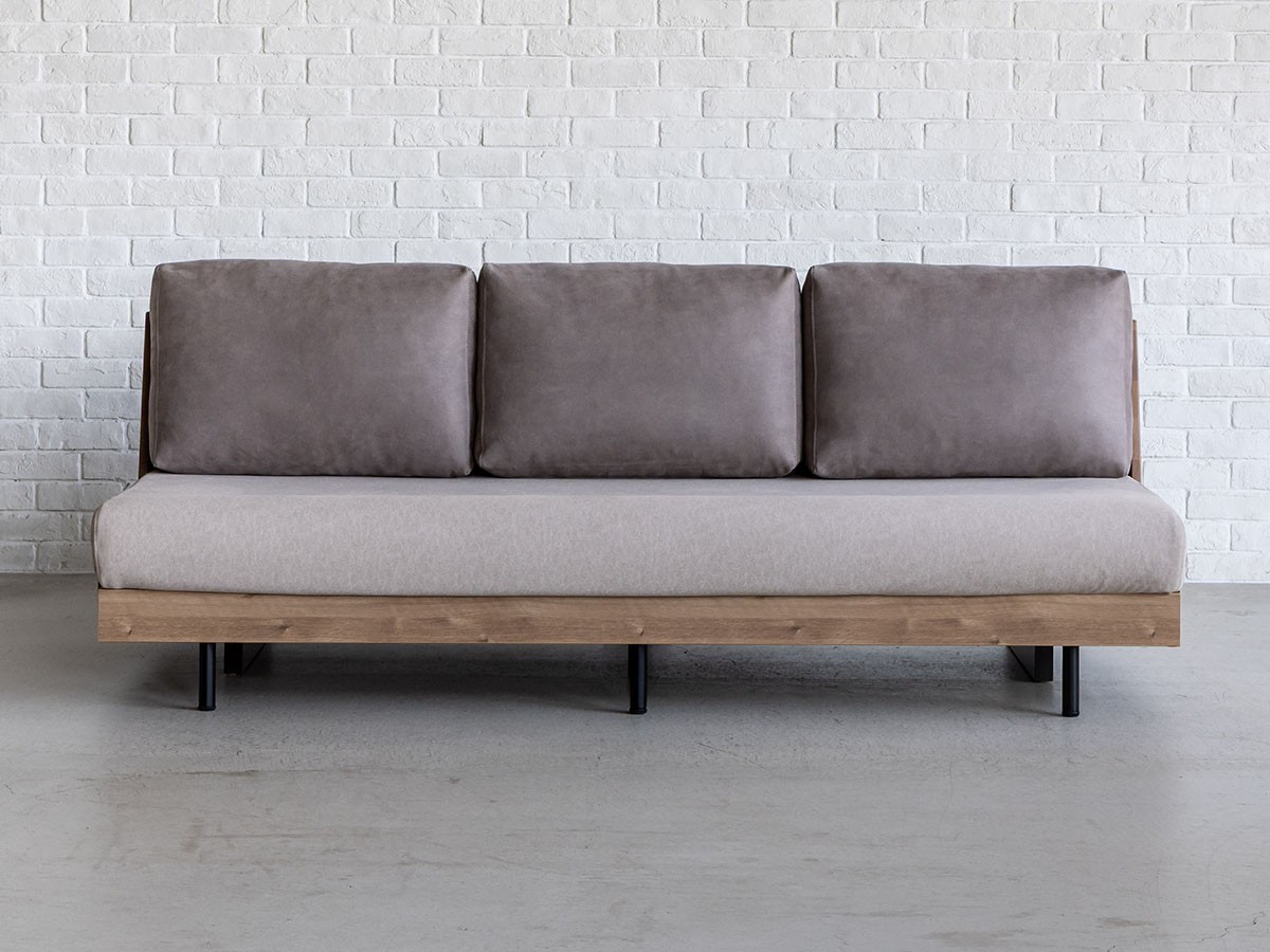 Easy Life HUSKY SOFA BED / イージーライフ ハスキー ソファベッド スエード調 （ソファ > 三人掛けソファ） 63