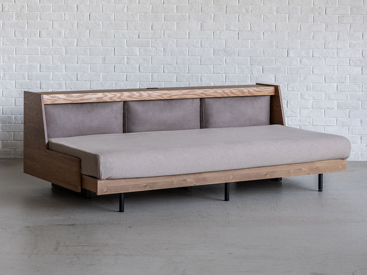 Easy Life HUSKY SOFA BED / イージーライフ ハスキー ソファベッド スエード調 （ソファ > 三人掛けソファ） 66
