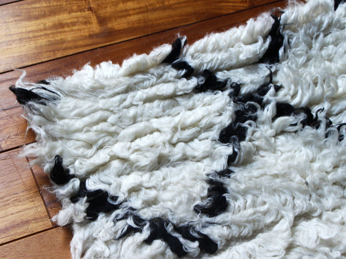a.depeche NZ wool rug genome design / アデペシュ ニュージー ウールラグ ゲノムデザイン （ラグ・カーペット > シャギーラグ） 6