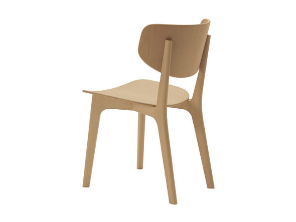 Roundish Chair / ラウンディッシュ チェア 板座（ビーチ） （チェア・椅子 > ダイニングチェア） 3
