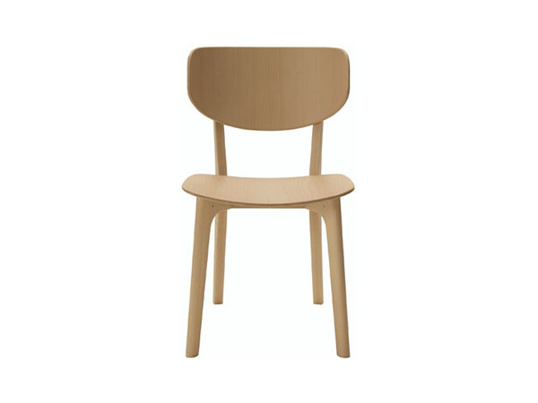 Roundish Chair / ラウンディッシュ チェア 板座（ビーチ） （チェア・椅子 > ダイニングチェア） 1