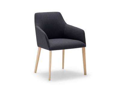 Andreu World Alya Armchair / アンドリュー・ワールド アリヤ SO1534 アームチェア 木脚 -  インテリア・家具通販【FLYMEe】