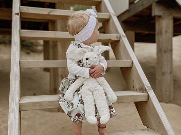 SENGER Naturwelt Floppy Animal Rabbit / ゼンガーナチュウェルト フロッピーアニマル ラビット L（ホワイト） （キッズ家具・ベビー用品 > おもちゃ・玩具） 2