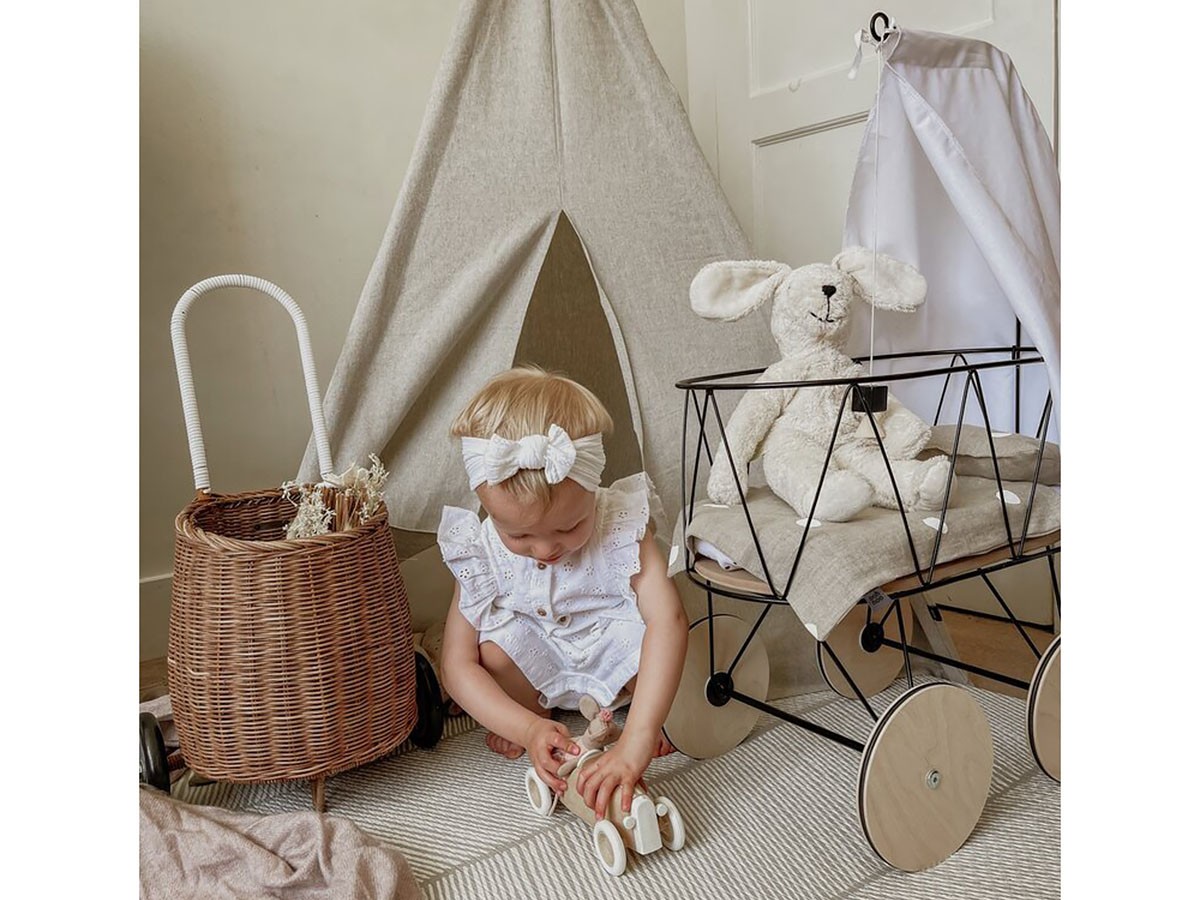 SENGER Naturwelt Floppy Animal Rabbit / ゼンガーナチュウェルト フロッピーアニマル ラビット L（ホワイト） （キッズ家具・ベビー用品 > おもちゃ・玩具） 4