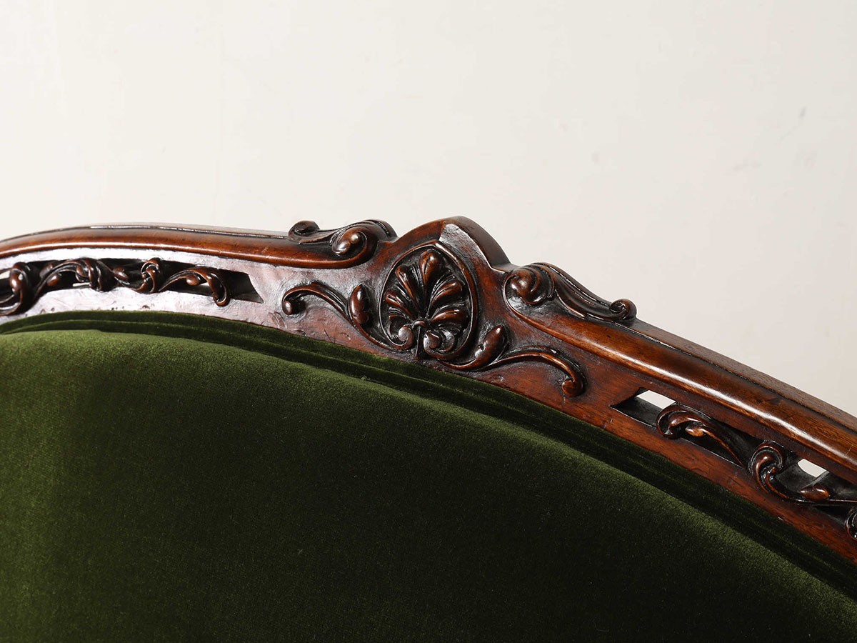 Lloyd's Antiques Real Antique 
Victorian Sofa / ロイズ・アンティークス 英国アンティーク家具
ヴィクトリアンソファ QG001056 （ソファ > 二人掛けソファ） 9