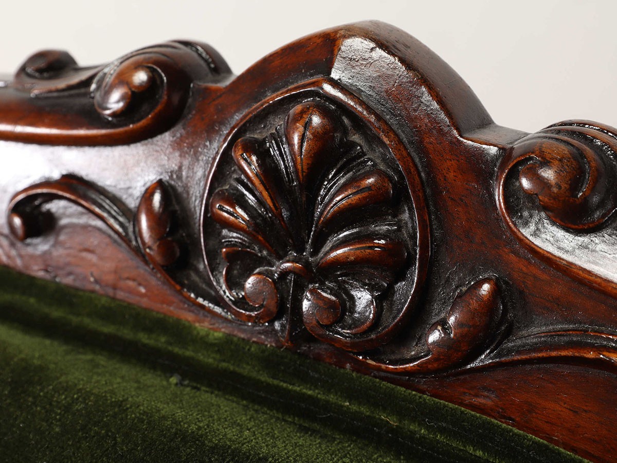 Lloyd's Antiques Real Antique 
Victorian Sofa / ロイズ・アンティークス 英国アンティーク家具
ヴィクトリアンソファ QG001056 （ソファ > 二人掛けソファ） 10