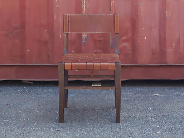 RE : Store Fixture UNITED ARROWS LTD. Woven Leather Chair / リ