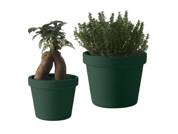 Muuto OUTSIDE IN-Flower Pot / ムート アウトサイド イン-プランターポット(グリーン) (花器・プランター・グリーン > 鉢・プランターボックス) 1