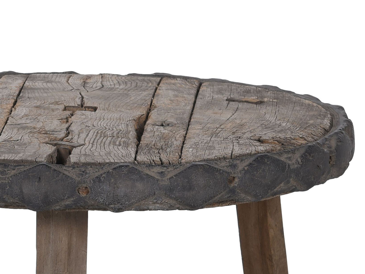 NOBLE SOULS ABODE VINTAGE ROUND COFFEE TABLE / ノーブルソウルズ アボード ヴィンテージ ラウンドコーヒーテーブル （テーブル > ローテーブル・リビングテーブル・座卓） 4
