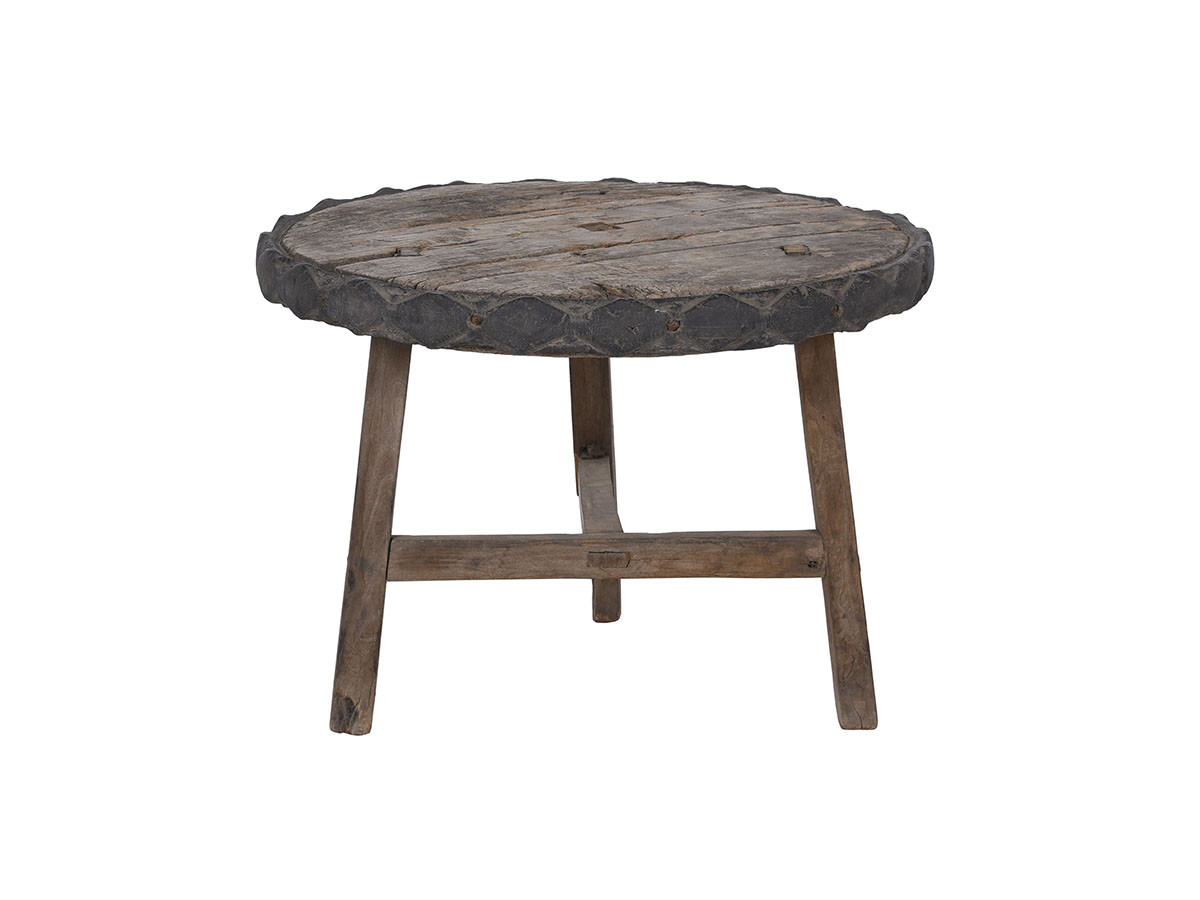 NOBLE SOULS ABODE VINTAGE ROUND COFFEE TABLE / ノーブルソウルズ アボード ヴィンテージ ラウンドコーヒーテーブル （テーブル > ローテーブル・リビングテーブル・座卓） 2