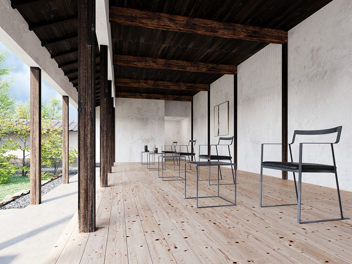 杉山製作所 KUROTETSU
OBI ARMCHAIR / すぎやませいさくしょ クロテツ
オビ アームチェア （チェア・椅子 > ダイニングチェア） 2