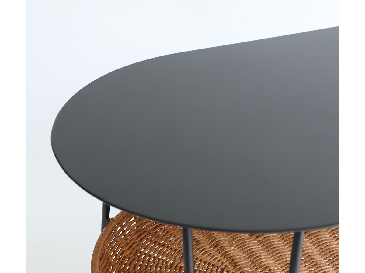 IDEE WALLABY LOW TABLE OVAL / イデー ワラビー ローテーブル オーバル ブラック （テーブル > ローテーブル・リビングテーブル・座卓） 4