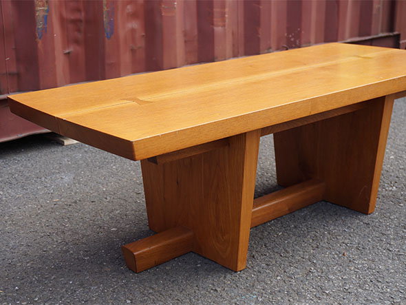 RE : Store Fixture UNITED ARROWS LTD. Solid Wood Living Table / リ ストア フィクスチャー ユナイテッドアローズ ソリッドウッド リビングテーブル （テーブル > ローテーブル・リビングテーブル・座卓） 3