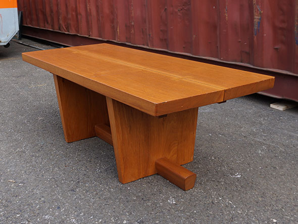 RE : Store Fixture UNITED ARROWS LTD. Solid Wood Living Table / リ ストア フィクスチャー ユナイテッドアローズ ソリッドウッド リビングテーブル （テーブル > ローテーブル・リビングテーブル・座卓） 5