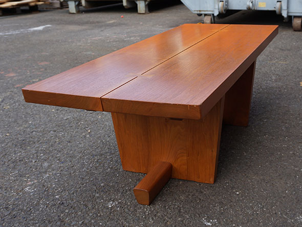 RE : Store Fixture UNITED ARROWS LTD. Solid Wood Living Table / リ ストア フィクスチャー ユナイテッドアローズ ソリッドウッド リビングテーブル （テーブル > ローテーブル・リビングテーブル・座卓） 7