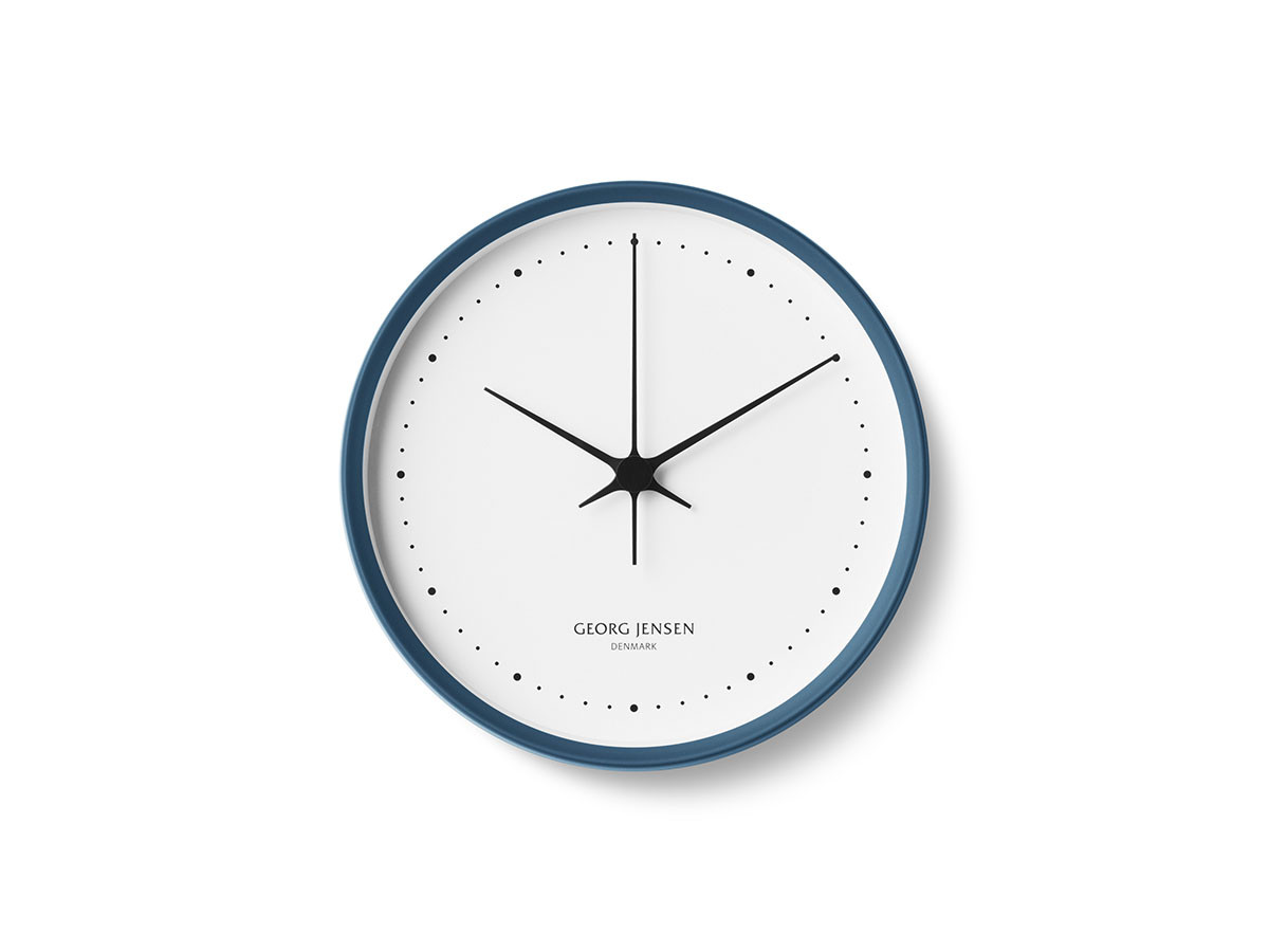 GEORG JENSEN HENNING KOPPEL CLOCK BLUE/W 22cm / ジョージ