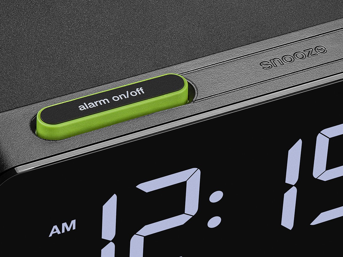 BRAUN Qi Wireless Charging Digital Alarm Clock / ブラウン Qi ワイヤレス充電付 デジタルアラームクロック BC21B（ブラック） （時計 > 置時計） 15