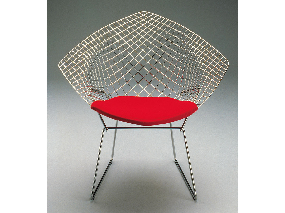 Knoll Bertoia Collection
Diamond Chair / ノル ベルトイア コレクション
ダイヤモンド チェア（シードパッド付） （チェア・椅子 > ラウンジチェア） 15