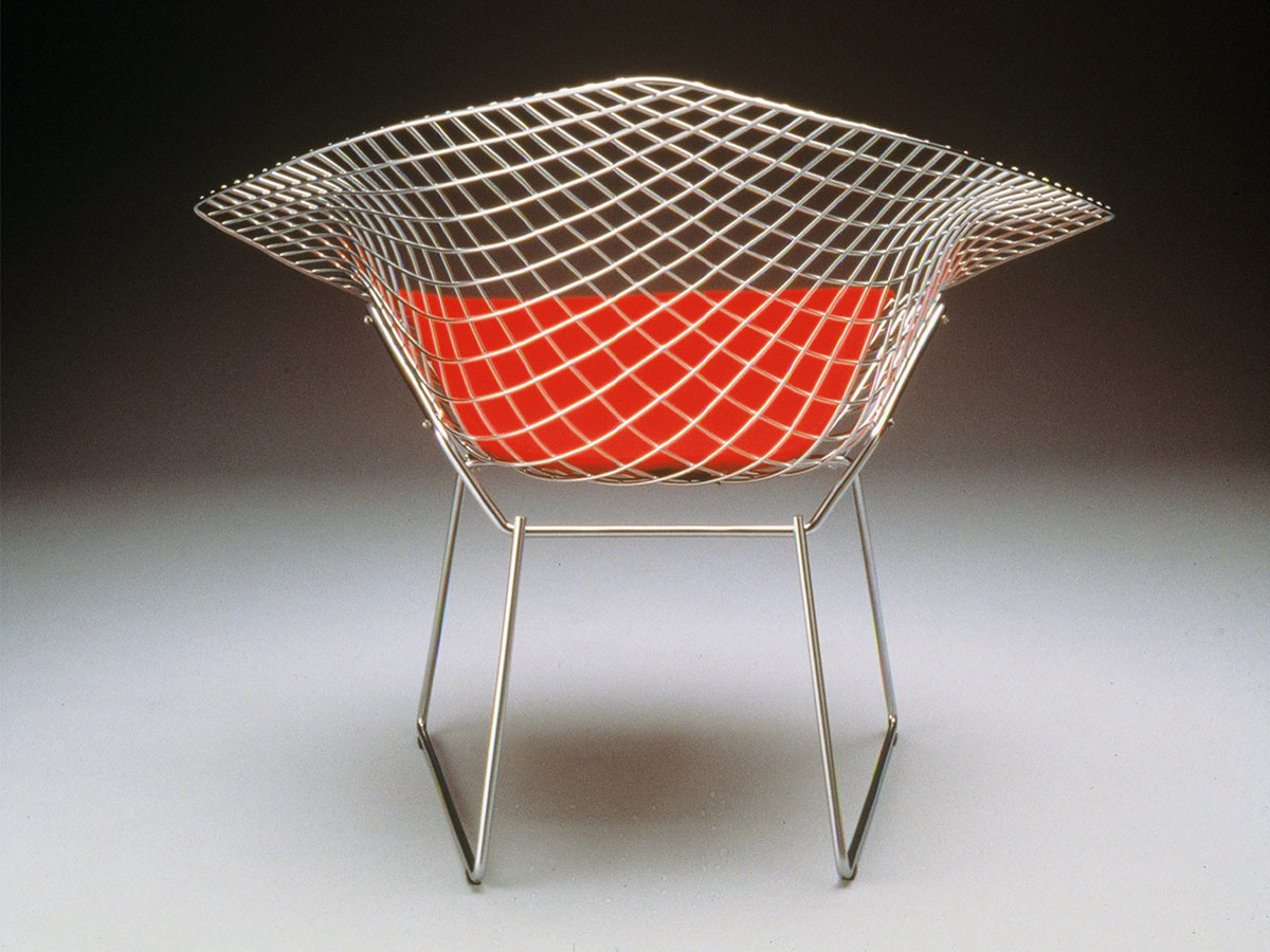Knoll Bertoia Collection
Diamond Chair / ノル ベルトイア コレクション
ダイヤモンド チェア（シードパッド付） （チェア・椅子 > ラウンジチェア） 16