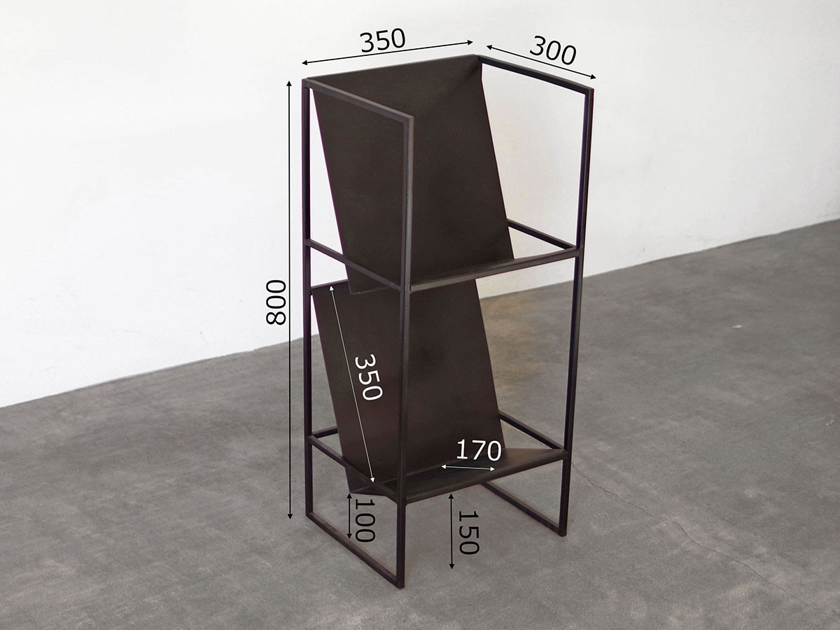 LIFE FURNITURE SL IRON MAGAZINE RACK / ライフファニチャー SL