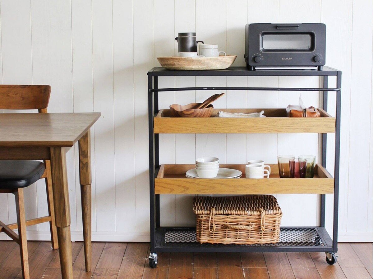 JOURNAL STANDARD FURNITURE SENS WAGON RACK / ジャーナルスタンダードファニチャー サンク ワゴンラック （収納家具 > ワゴン） 18