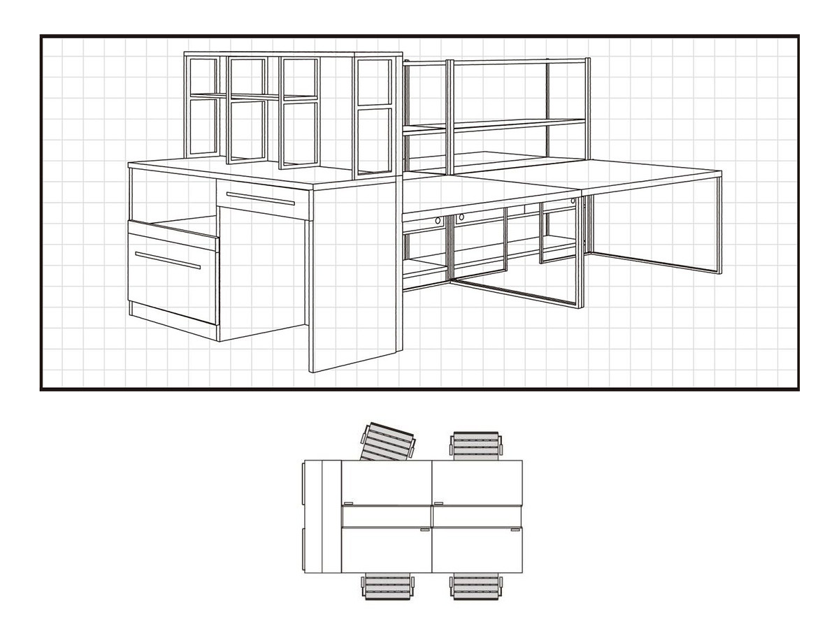 Easy Life DOCK OFFICE SERIES OPEN COUNTER / イージーライフ ドック