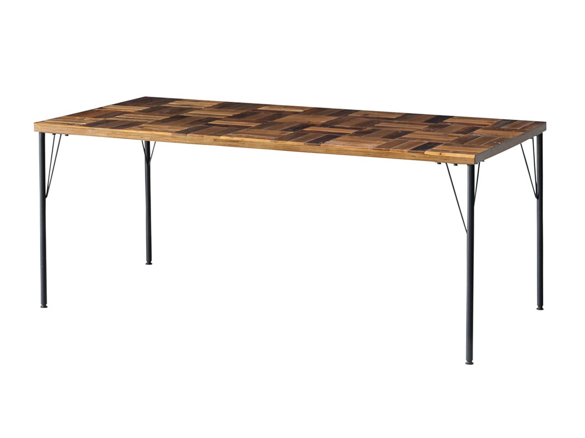 Knot antiques MATERIA DINING TABLE / ノットアンティークス マテリア ダイニングテーブル
チェス柄天板 + No.2脚（丸脚） （テーブル > ダイニングテーブル） 6