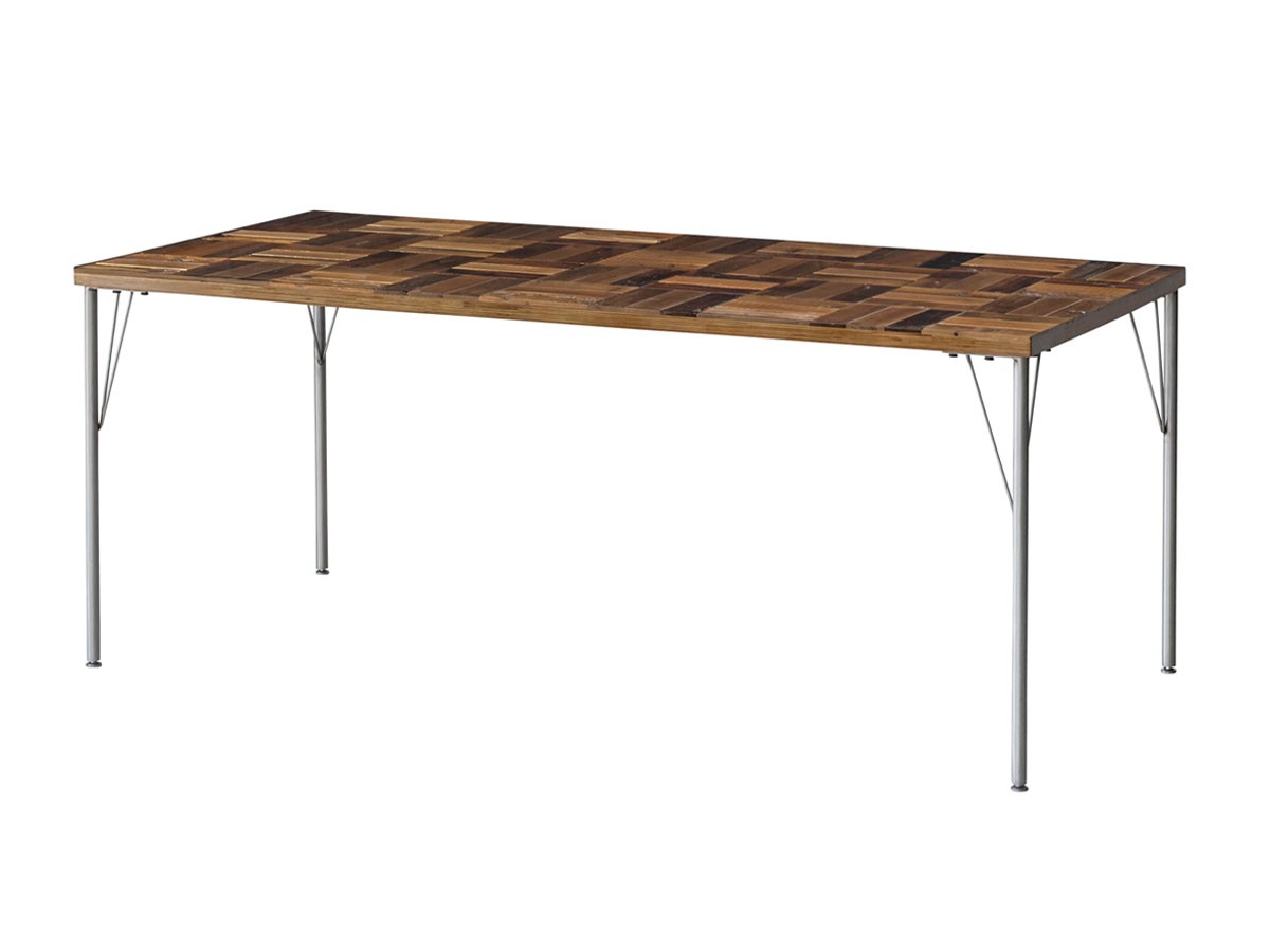 Knot antiques MATERIA DINING TABLE / ノットアンティークス マテリア ダイニングテーブル
チェス柄天板 + No.2脚（丸脚） （テーブル > ダイニングテーブル） 3