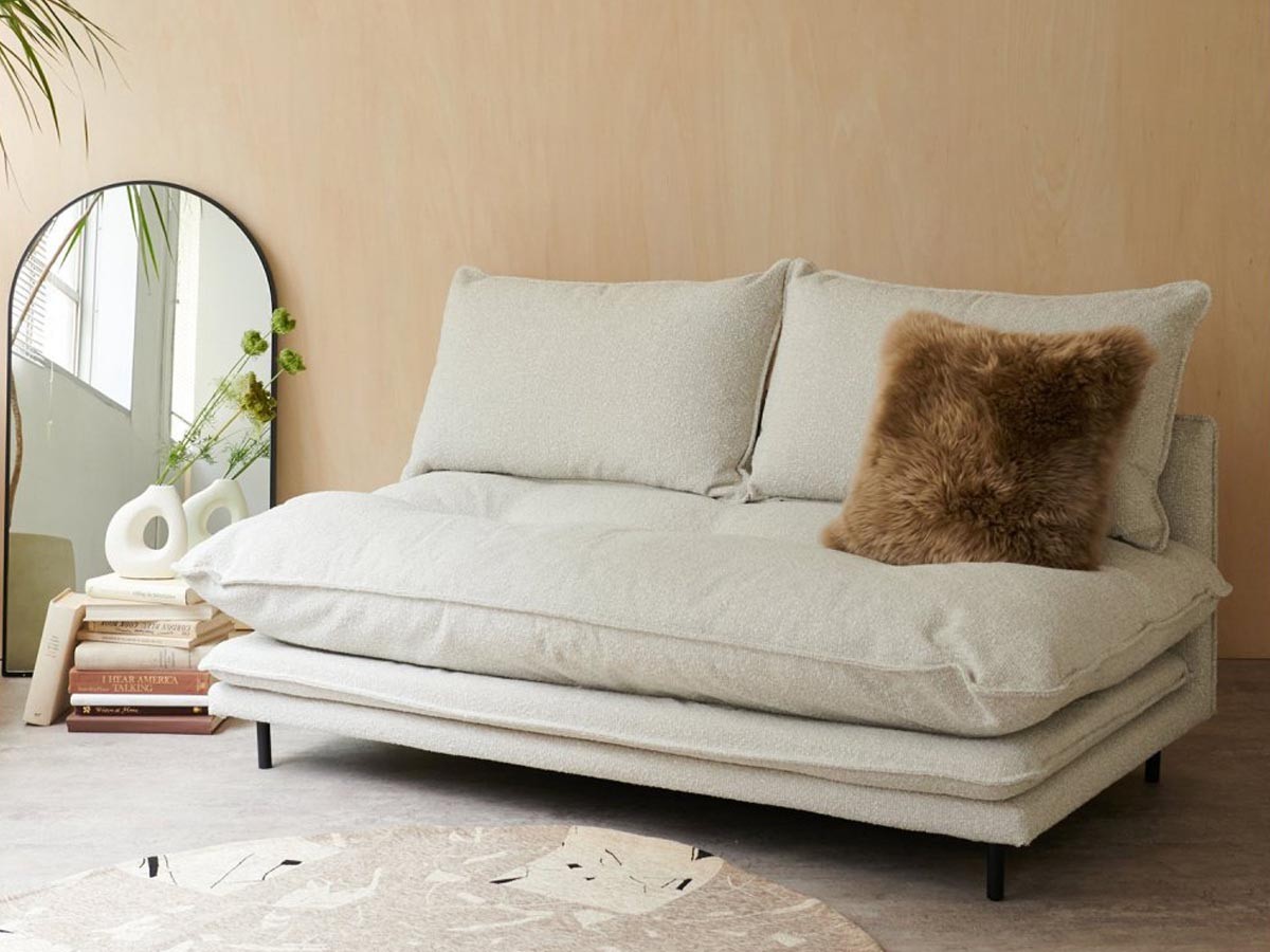 JOURNAL STANDARD FURNITURE PORTO SOFA 2P / ジャーナルスタンダードファニチャー ポルト ソファ 2シーター（ブークレ） （ソファ > 二人掛けソファ） 1