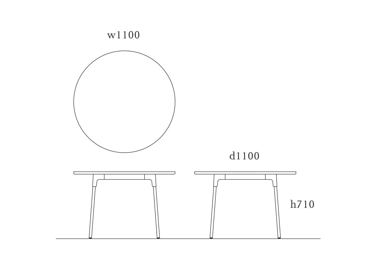 dual cicle table / デュアル サークルテーブル （テーブル > ダイニングテーブル） 10