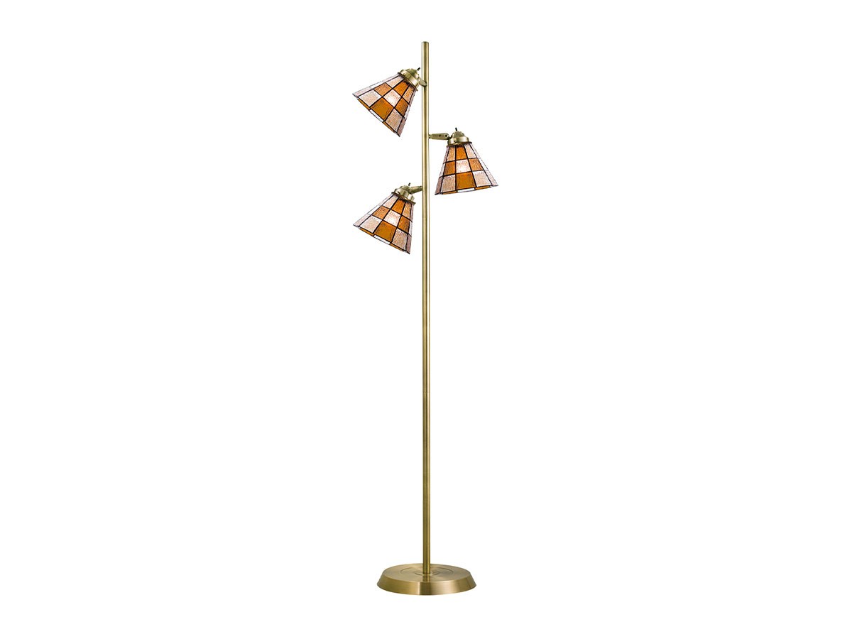 CUSTOM SERIES
Classic Floor Lamp × Stained Glass Checker / カスタムシリーズ
クラシックフロアランプ × ステンドグラス(チェッカー) (ライト・照明 > フロアライト・フロアスタンド) 1