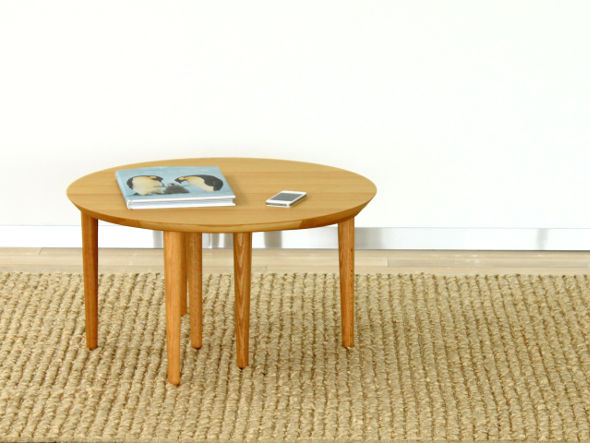 TAKANO MOKKOU BALLOON LIVING TABLE / 高野木工 バルーン リビングテーブル 69-2枚（ホワイトオーク） （テーブル > ローテーブル・リビングテーブル・座卓） 6