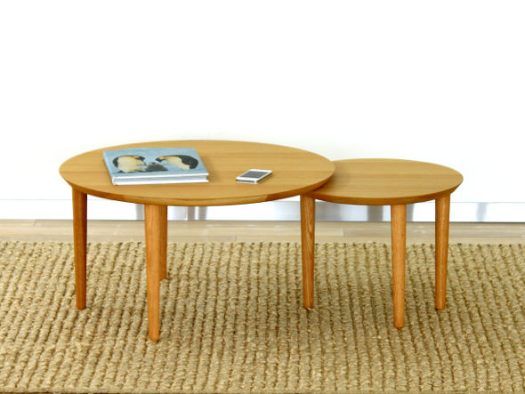 TAKANO MOKKOU BALLOON LIVING TABLE / 高野木工 バルーン リビングテーブル 69-2枚（ホワイトオーク） （テーブル > ローテーブル・リビングテーブル・座卓） 8