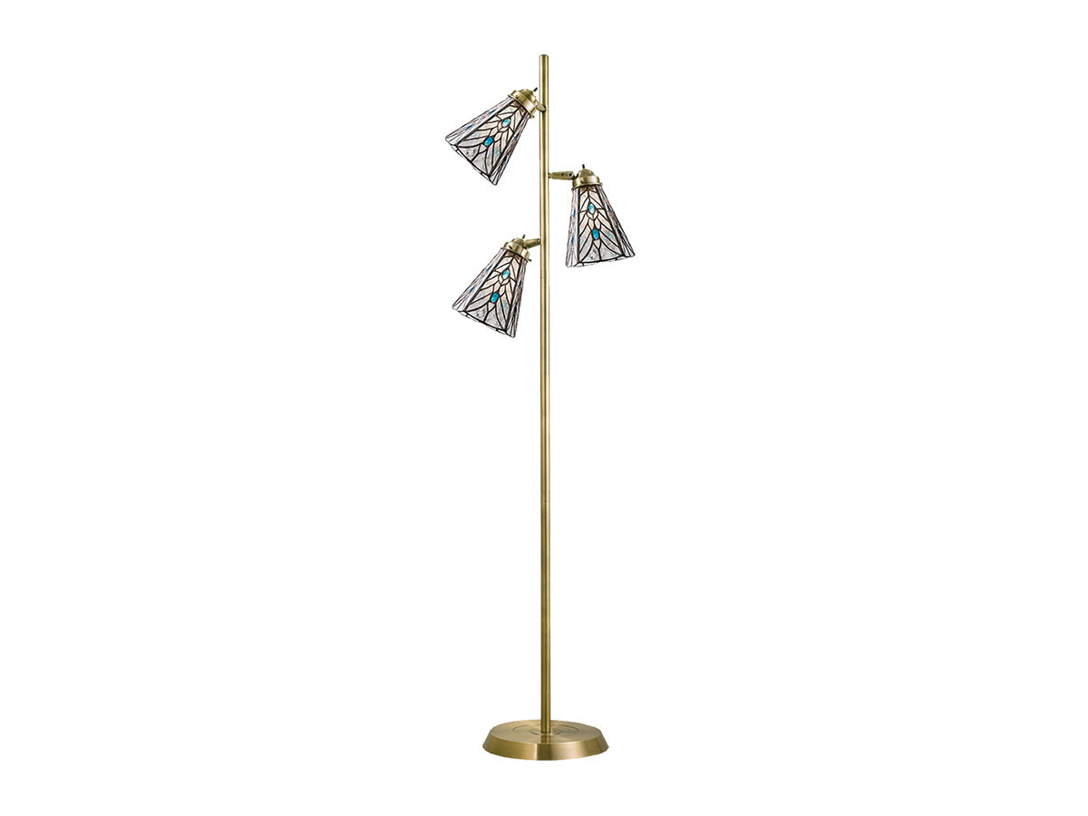CUSTOM SERIES
Classic Floor Lamp × Stained Glass Tears / カスタムシリーズ
クラシックフロアランプ × ステンドグラス（ティアーズ） （ライト・照明 > フロアライト・フロアスタンド） 1