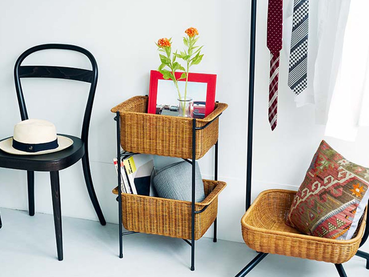 IDEE WALLABY BASKET STAND / イデー ワラビー バスケットスタンド ブラック （収納家具 > ラック・シェルフ） 4
