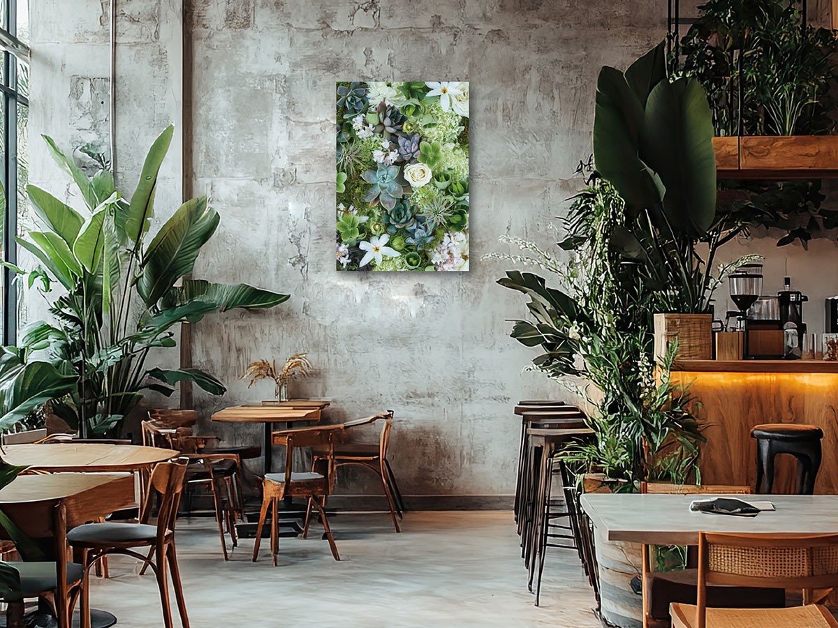 YOKO Takeuchi Botanic Succulents / ヨウコ タケウチ ボタニック サキュレント レクタングルL （アート・オブジェ > フォトパネル・フォトアート） 2