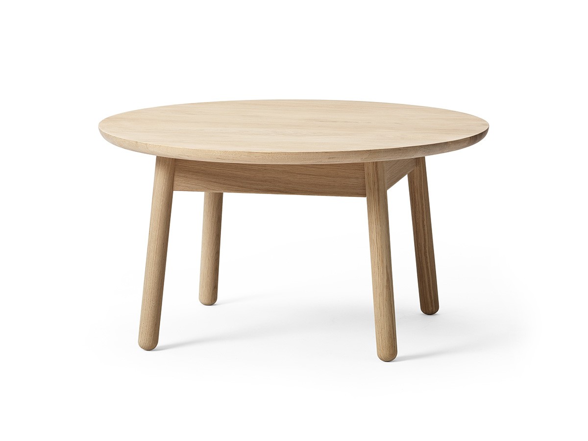 +HALLE Nest Table Oak / プラス ハレ ネスト テーブル オーク 直径75 × 高さ41cm （テーブル > ローテーブル・リビングテーブル・座卓） 1