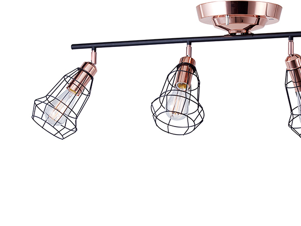 Remote Ceiling Lamp / 4灯リモートシーリングランプ #35484 （ライト・照明 > シーリングライト） 2