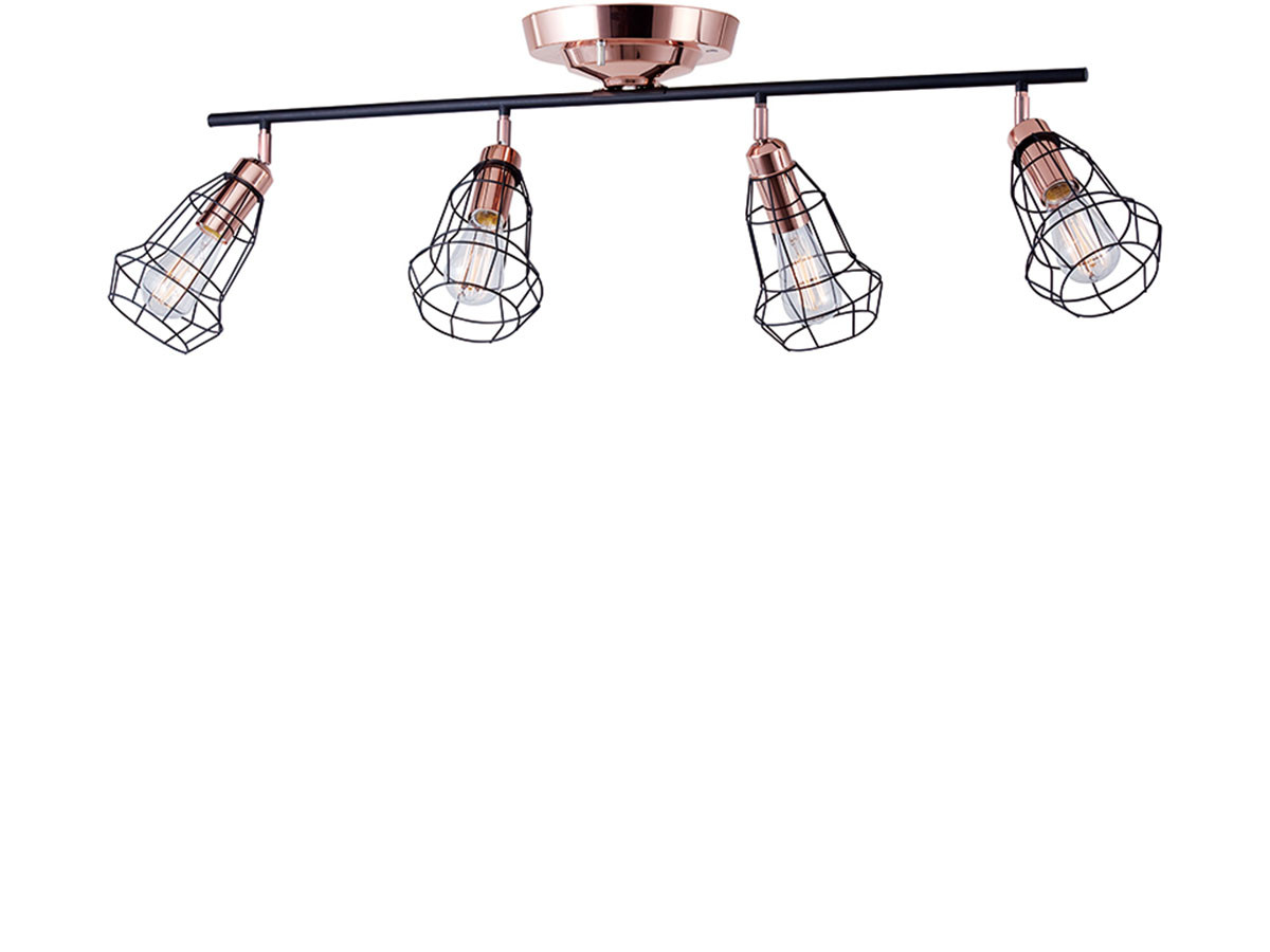 Remote Ceiling Lamp / 4灯リモートシーリングランプ #35484 （ライト・照明 > シーリングライト） 1